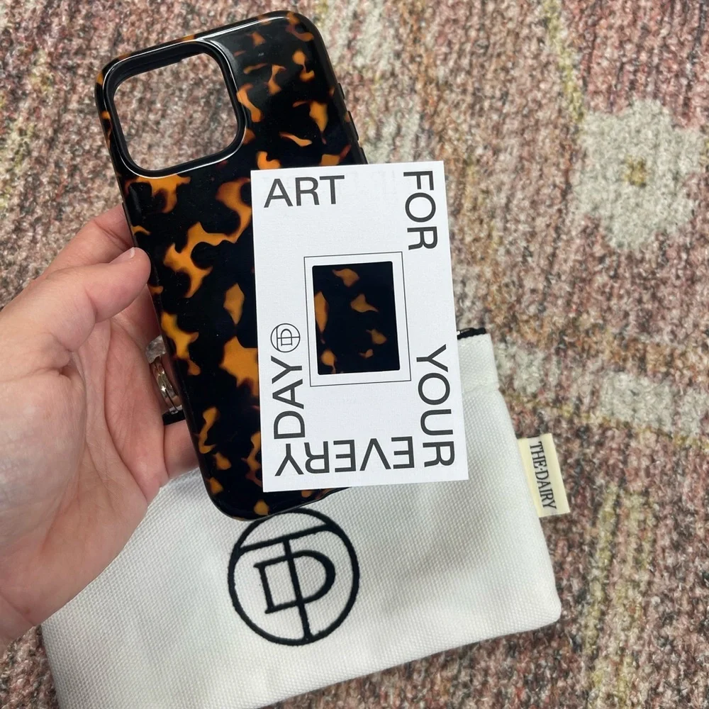 The Dairy Tortoise Shell iPhone 15 Pro Max Phone Case NEW in Bag